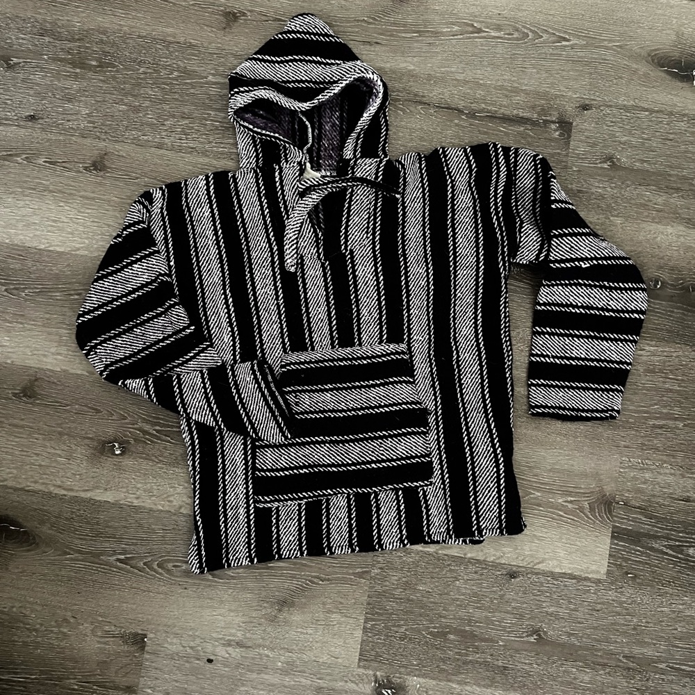 Drug rug sweatshirt jacket